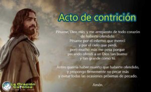 Oración Clásica Acto de contrición
