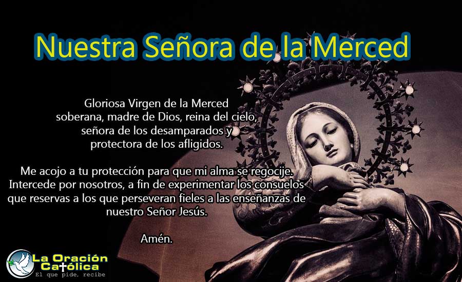 Oración a la virgen de la Merced