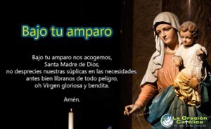 Oración bajo tu amparo
