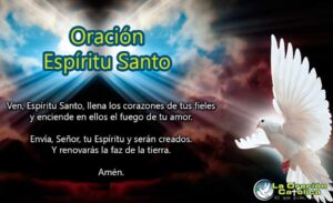 Oración Católica al Espíritu Santo ¡Ven Espíritu!