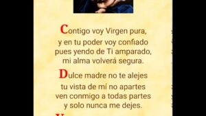 Oración Contigo Voy Virgen Pura: Protección y Fe