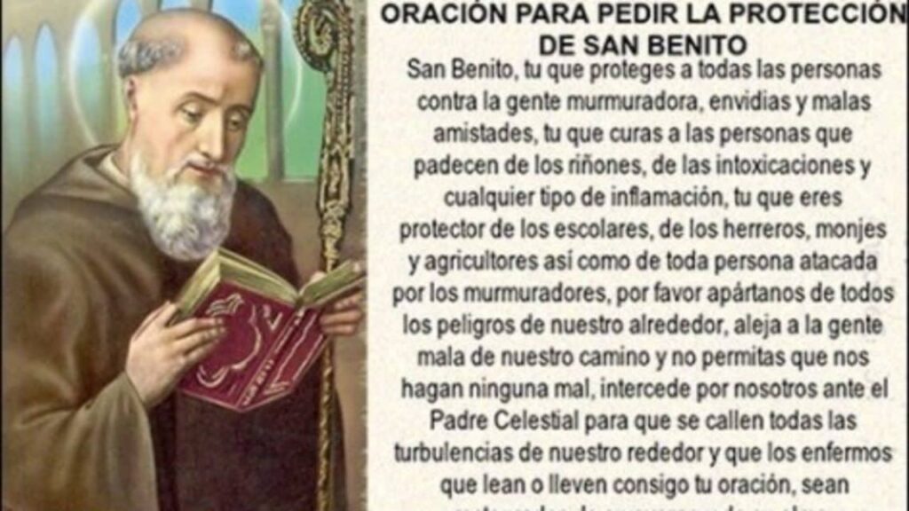 Oración para las malas vibras San Benito: Protección y Fe