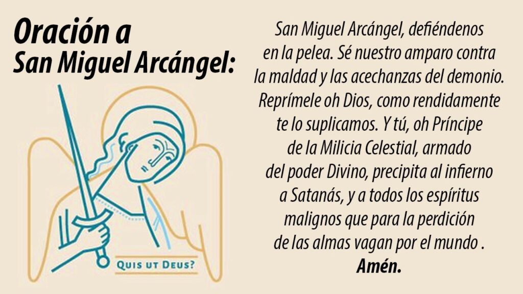 Oración a San Miguel Arcángel para el amor y protección