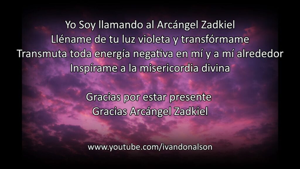 Oración al Arcángel Zadquiel para Transmutar Energías