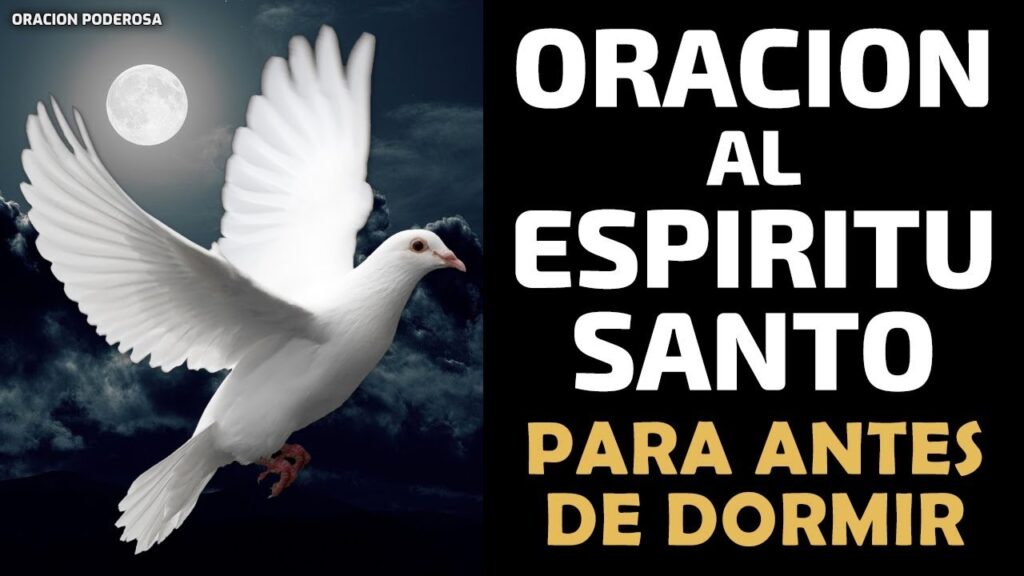 Oración al Espíritu Santo para antes de dormir: guía y paz