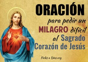 Oración al Sagrado Corazón de Jesús en tiempos difíciles