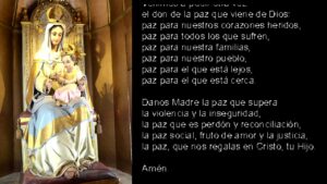 Oración de la noche a la Virgen María para la paz y protección
