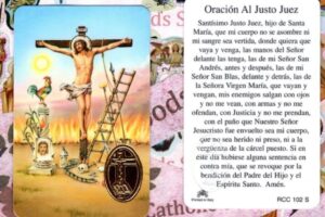 Oración del Justo Juez: Si tiene ojos, no me vean