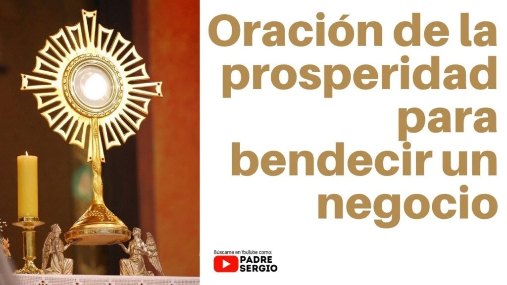 Oración para bendecir un negocio y atraer prosperidad