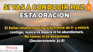 Oración para conductores: Protección en el camino