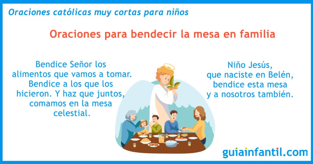 Oración para dar gracias por los alimentos: guía y ejemplos