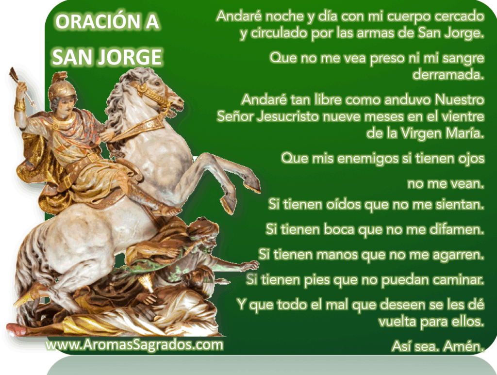 Oraciones católicas a San Jorge para protección y fe