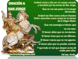 Oraciones católicas a San Jorge para protección y fe