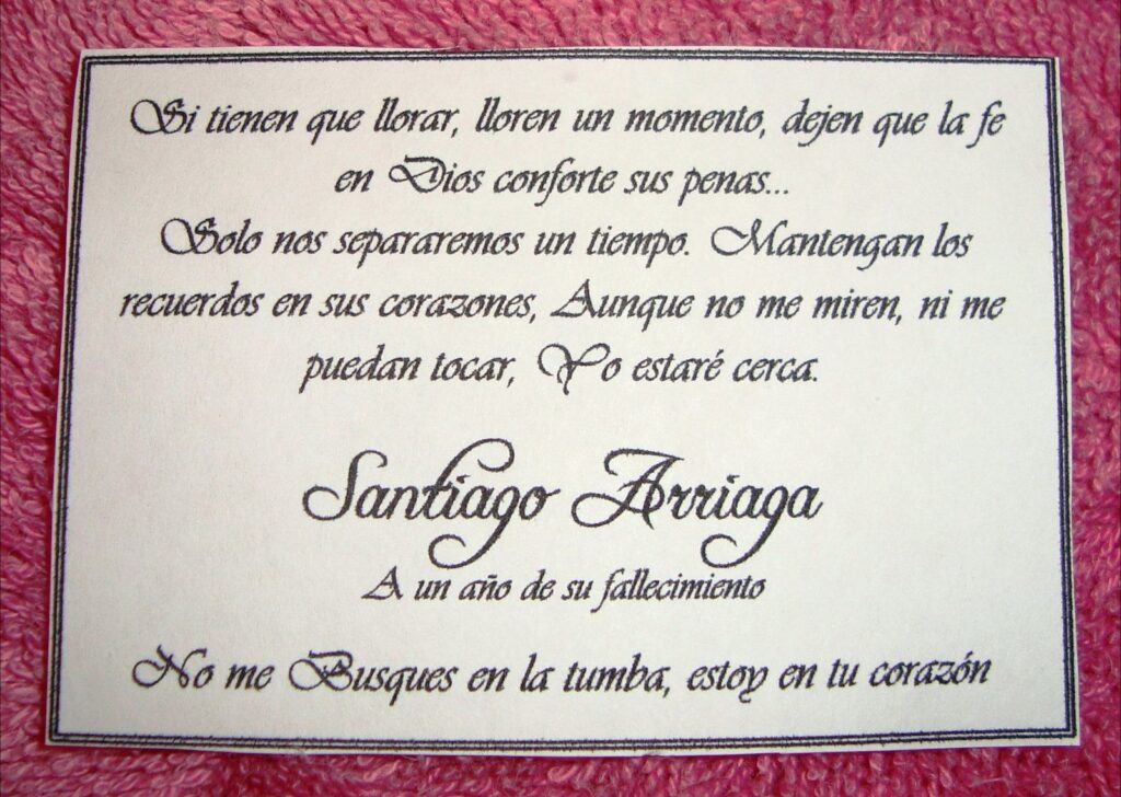Oraciones para aniversario luctuoso: Recuerdos y Fe