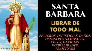 Santa Bárbara oración: protección y paz divina