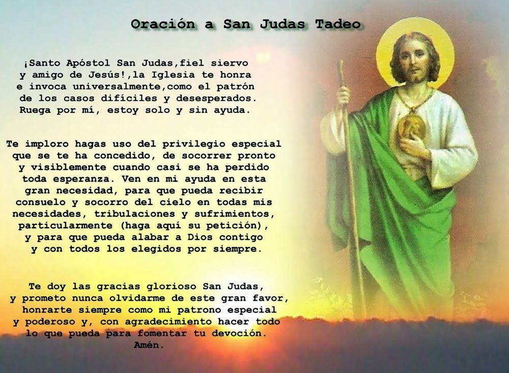 Gracias San Judas: Oraciones Católicas Poderosas